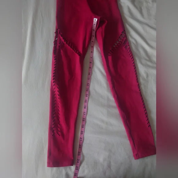 Red Supplex CAJUBRASIL Fitness Lazer Cut Open Back Jumpsuit S Brazil - Picture 7 of 11